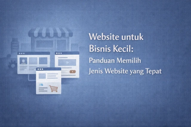 Website untuk Bisnis Kecil: Panduan Memilih Jenis Website yang Tepat