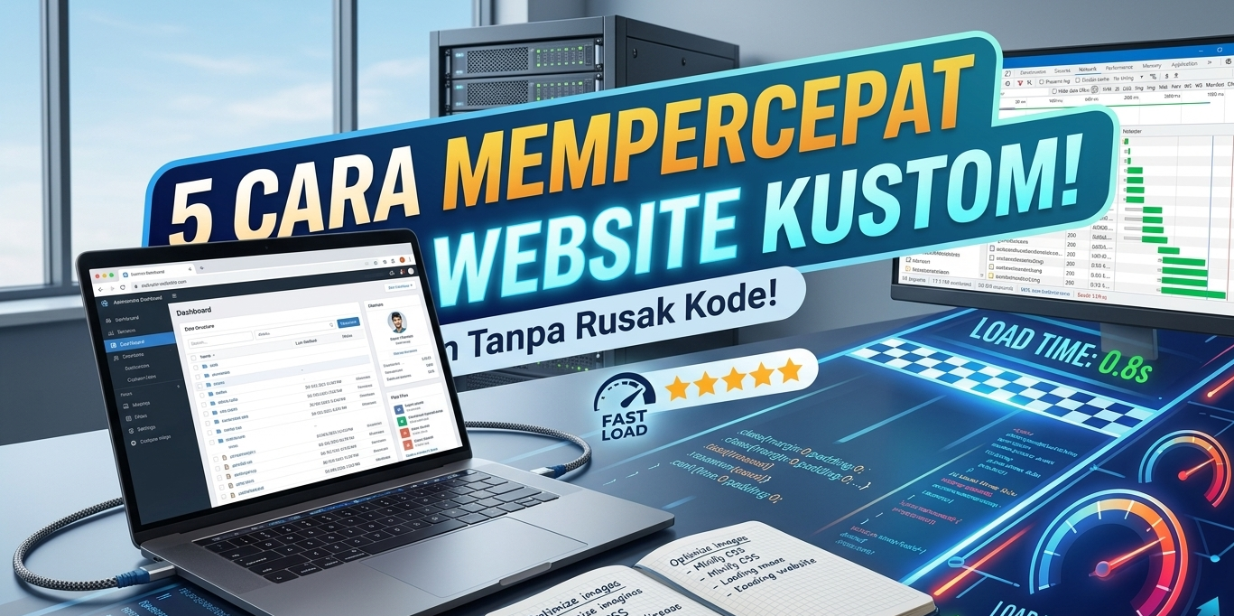  5 Cara Mempercepat Loading Website Kustom (Panduan Teknis Mudah)